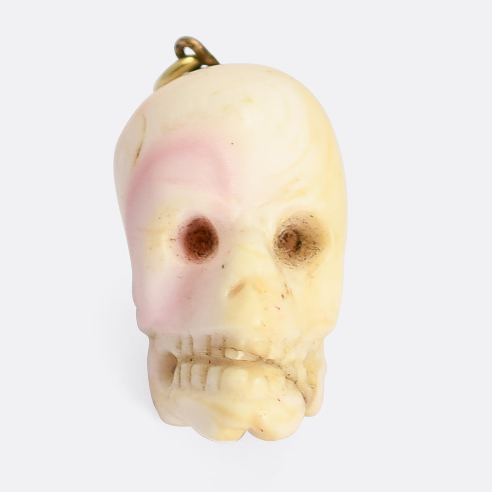 Victorian Conch Skull Pendant