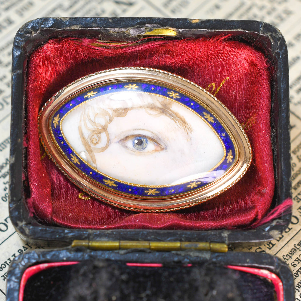 Antique Gold Enamel 