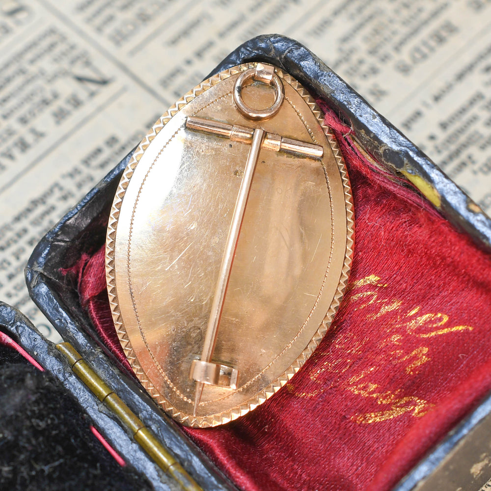 Antique Gold Enamel 