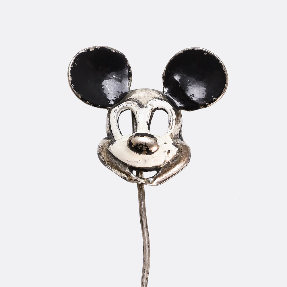 1930's Mickey Mouse Enamelled Stick Pin