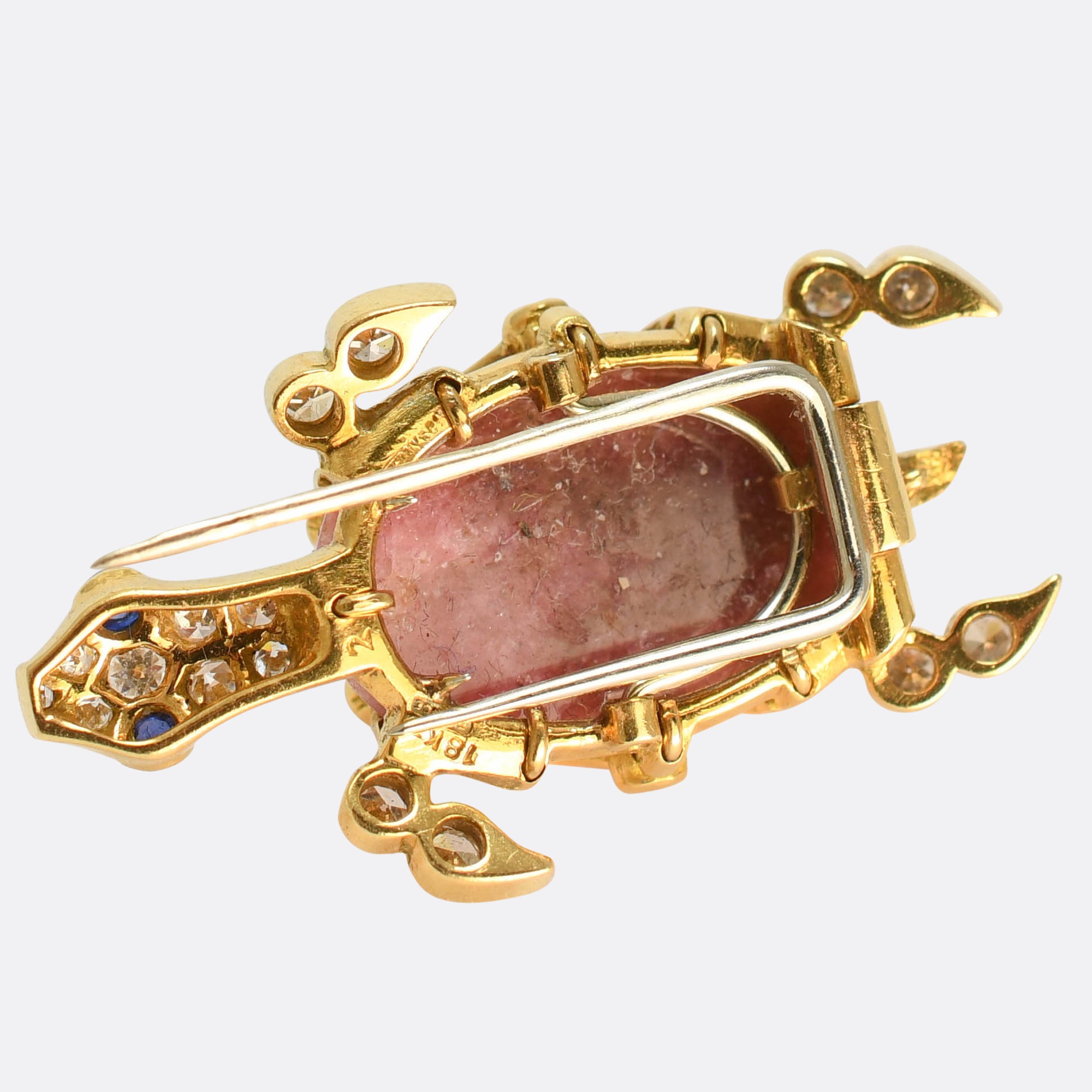 Adorable Vintage Crystal Rhinestone Turtle Gold Tone Brooch / Pin Adorable Vintage Crystal Rhinestone Turtle Gold Tone Brooch / Pin