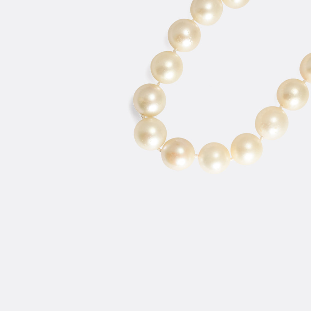 1960's Rope of Cultured Pearls