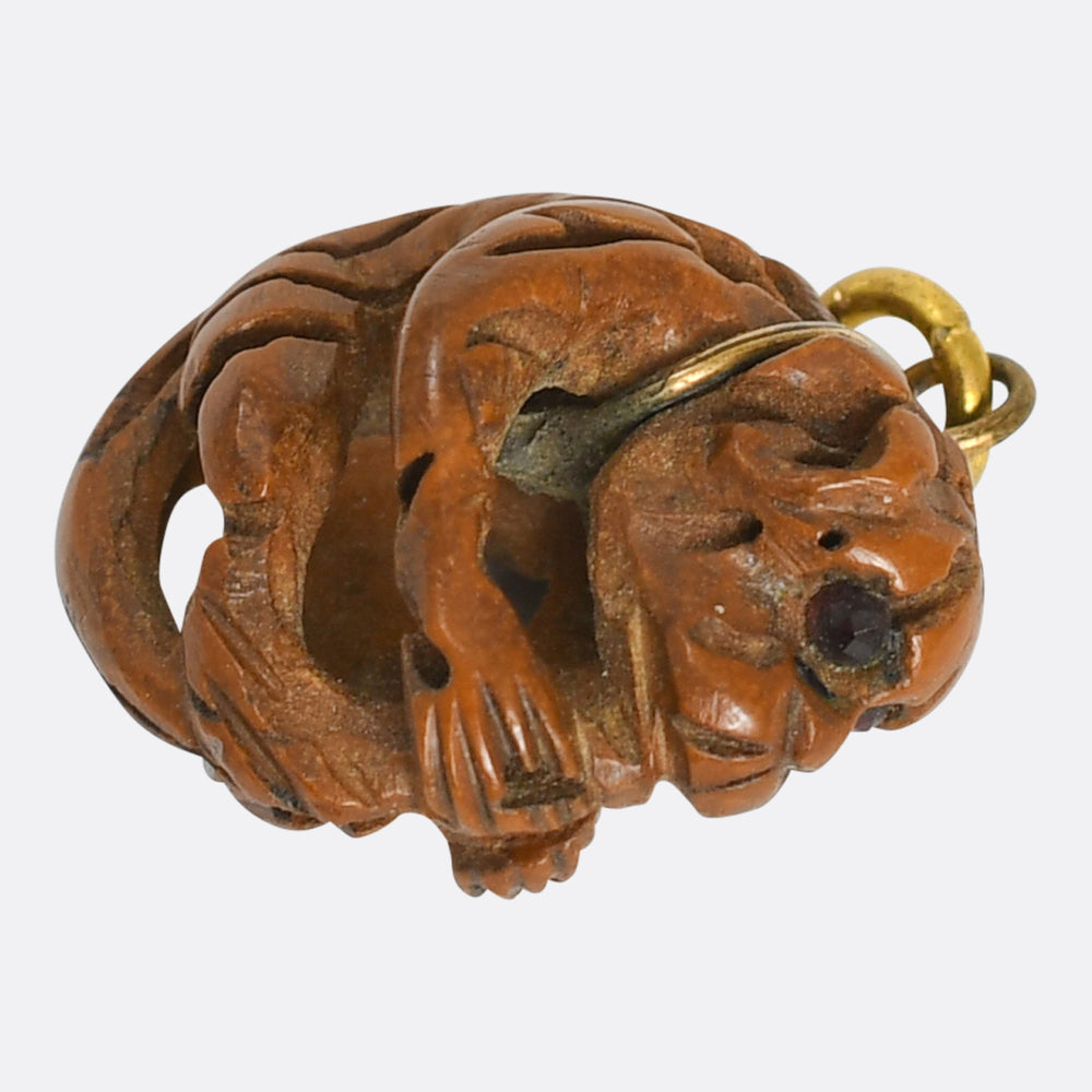 19th Century Heidao Monkey Pendant