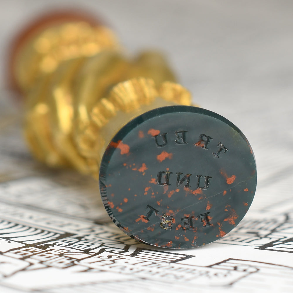 Victorian 18k Gold Agate 