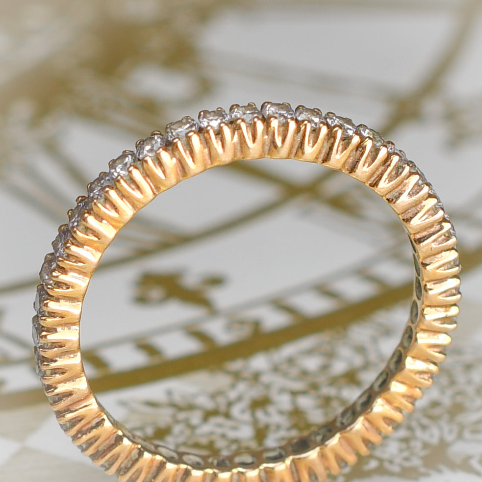 Vintage Diamond Eternity Ring