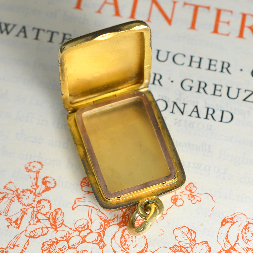 Victorian Three-Tone Gold Aesthetic Locket