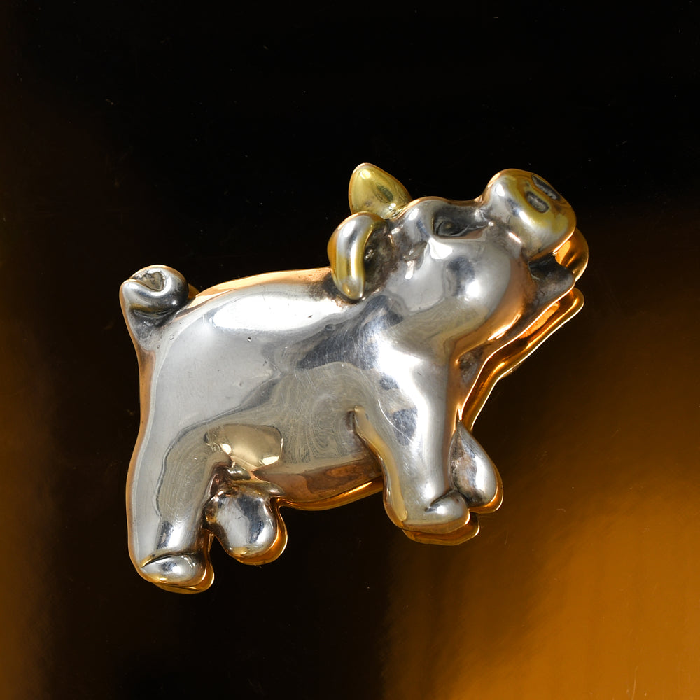 Vintage Silver Lucky 