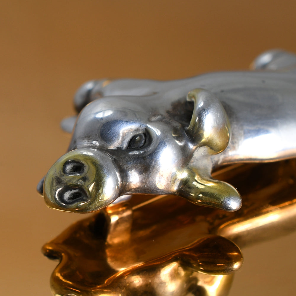 Vintage Silver Lucky 