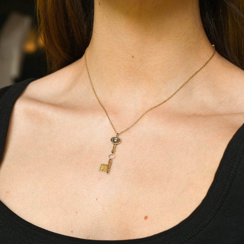 Regency Period Key Pendant