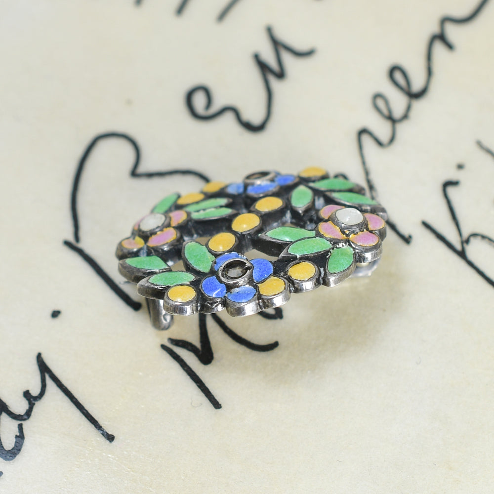 Arts & Crafts Enamel Pin by Bernard Instone