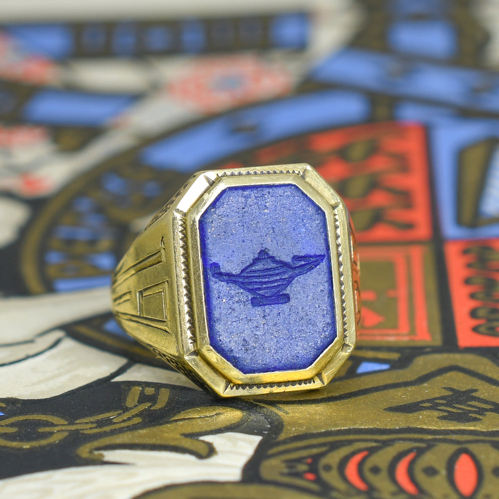 Art Deco Lapis Lazuli 
