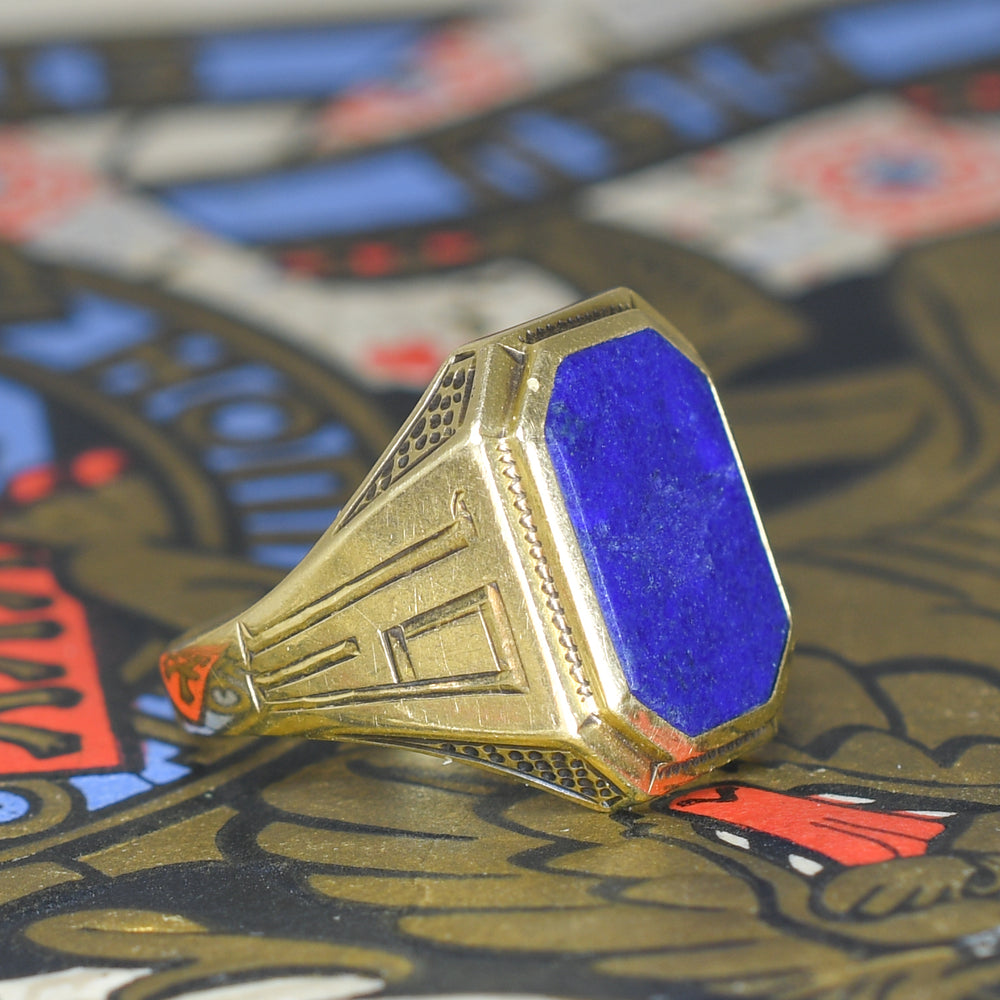 Art Deco Lapis Lazuli 