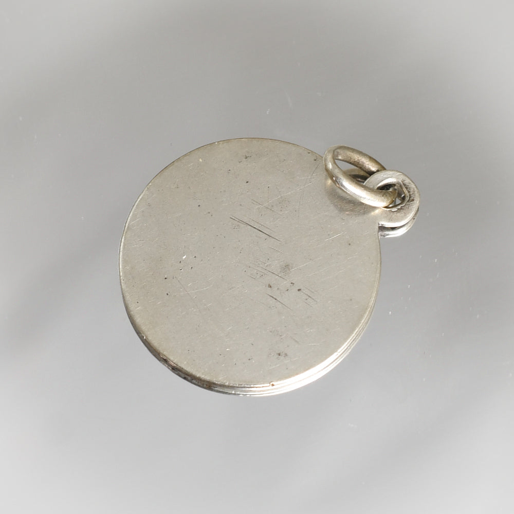 Antique French Enamel Lucky Pig Charm