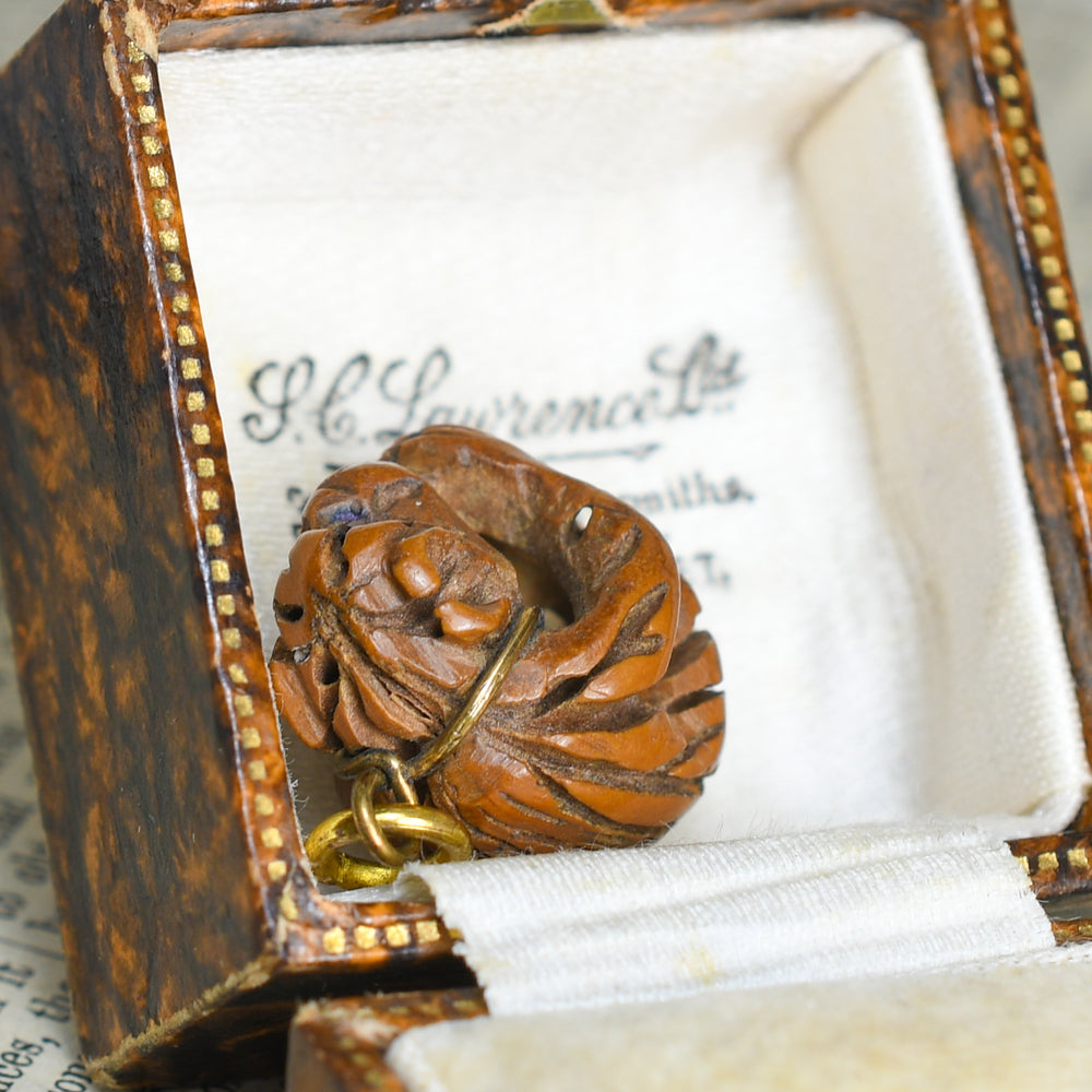 19th Century Heidao Monkey Pendant
