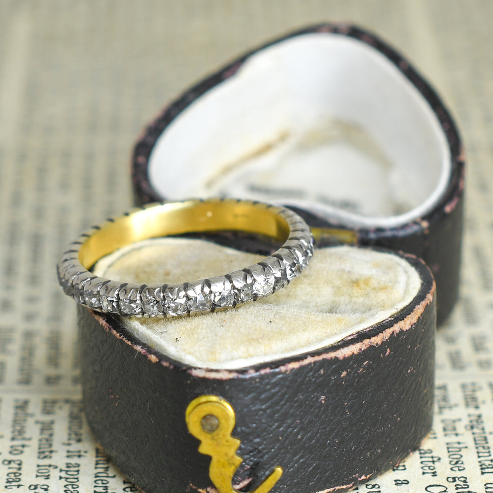 Georgian Old Cut Diamond Eternity Ring