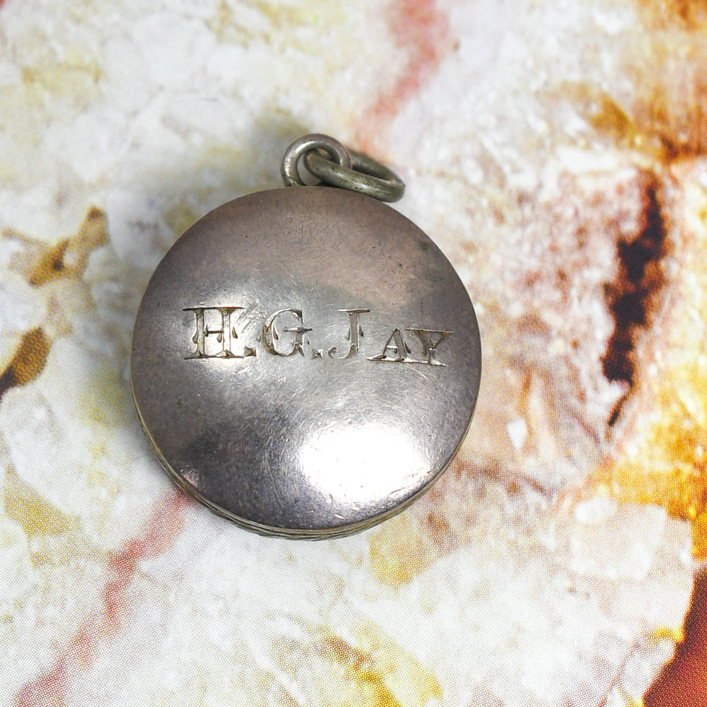 18th Century Rock Crystal Memorial Pendant