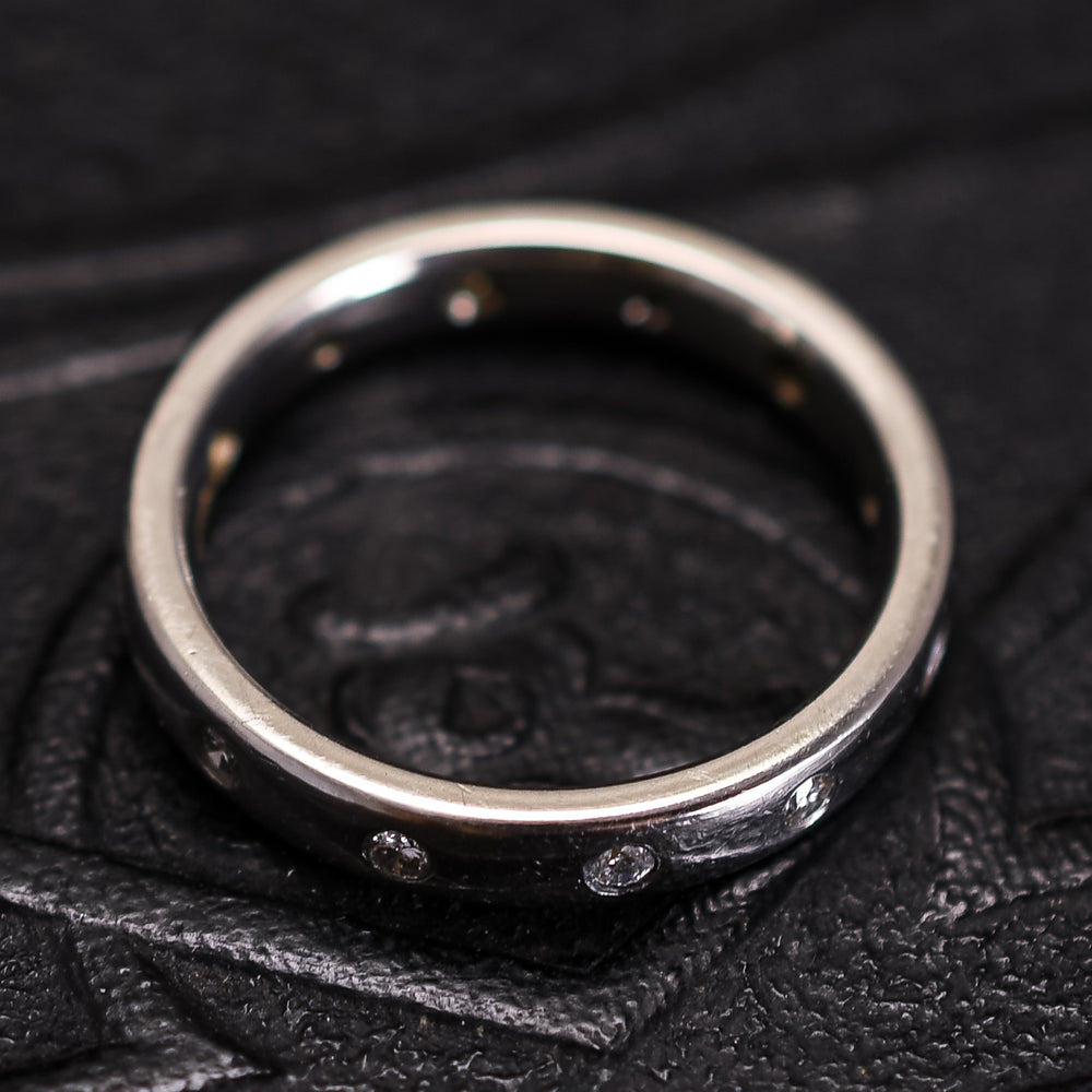 Contemporary Diamond Wedding Band