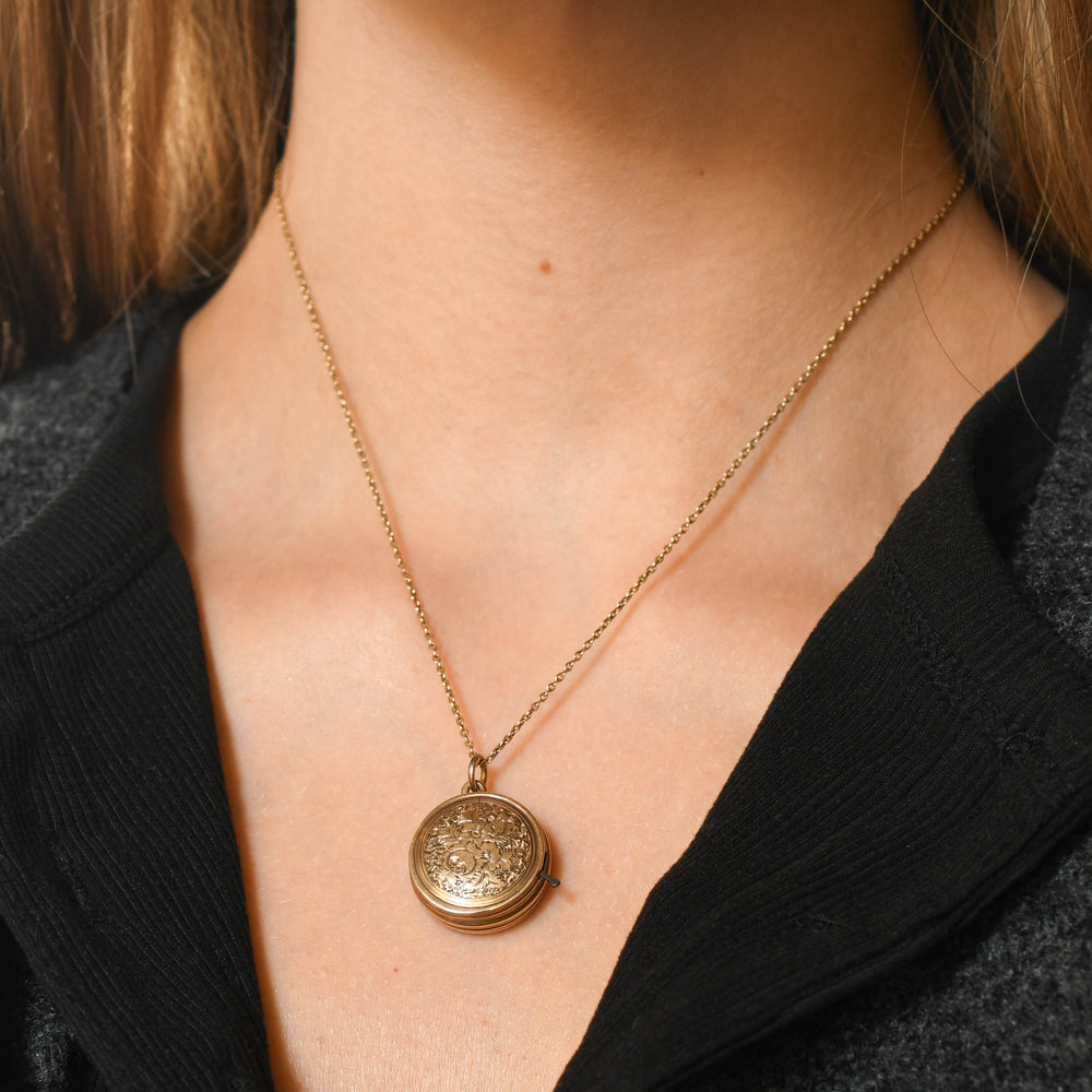 Victorian Dice Spinner Pendant