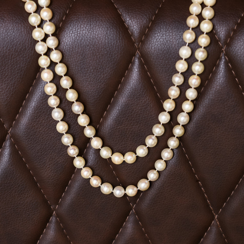 1960's Rope of Cultured Pearls