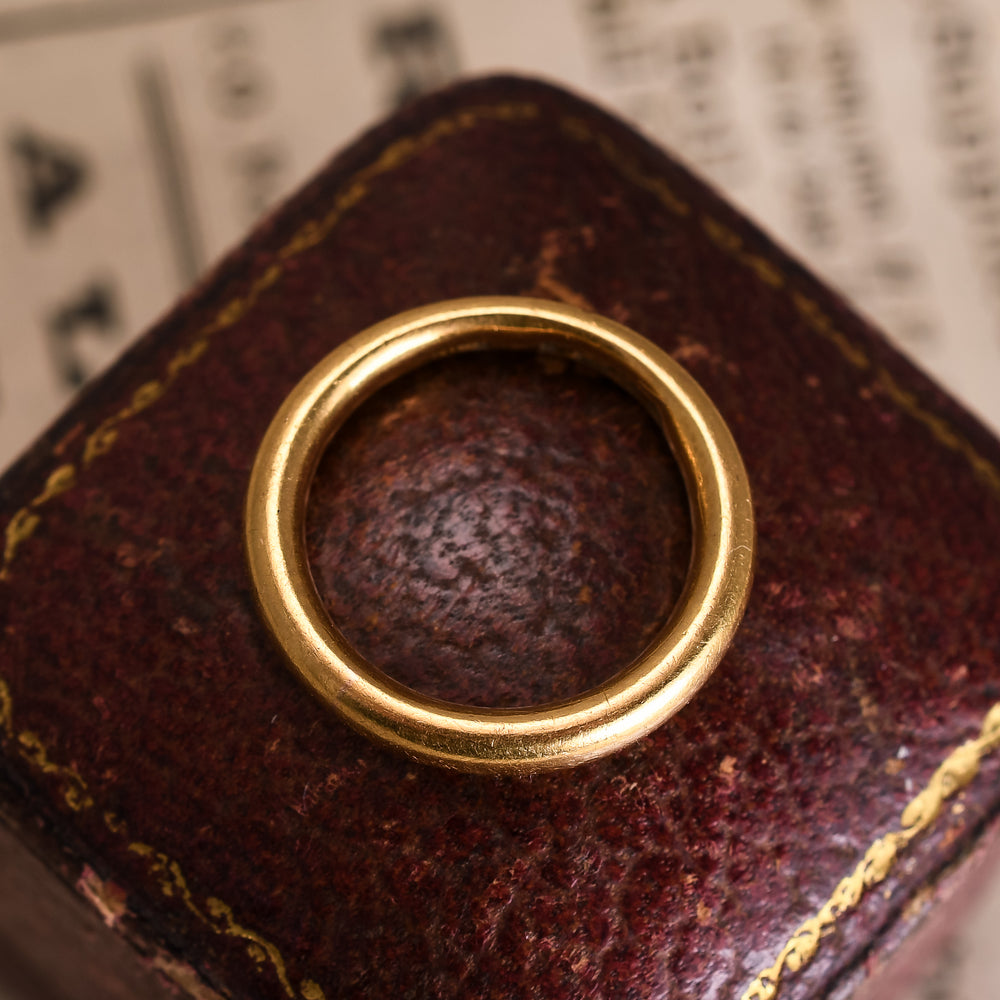 Antique 22k Gold Wedding Band