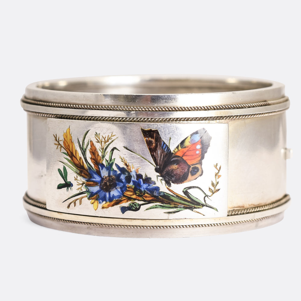 French Victorian Multi-Gem Dragonfly Brooch