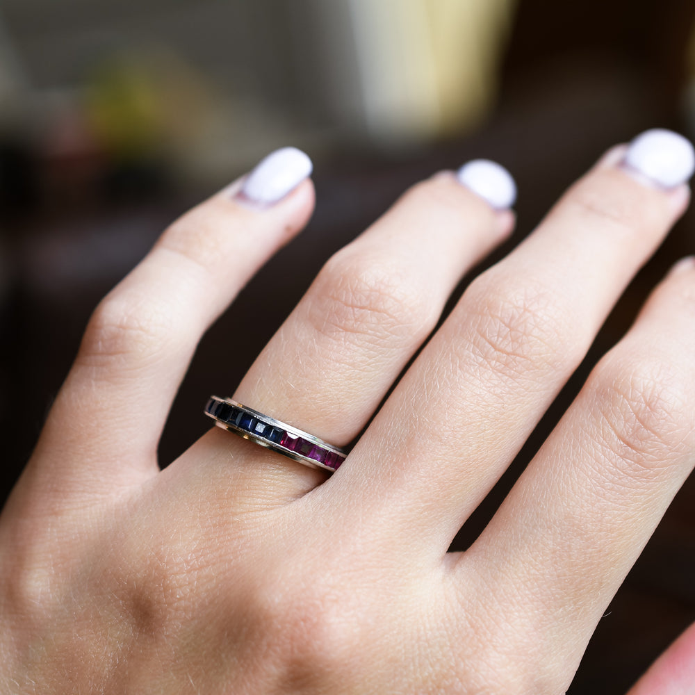 Art Deco Sapphire & Ruby 