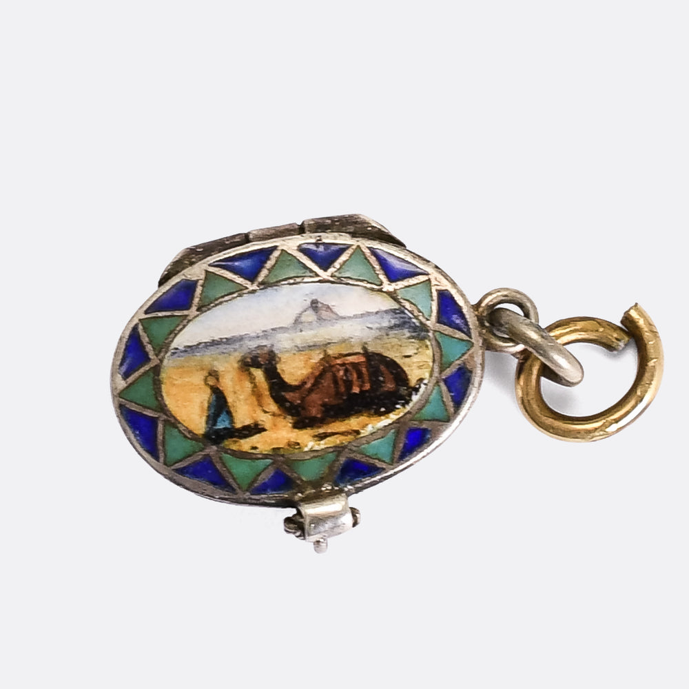 Egyptian Revival Moses Basket Charm