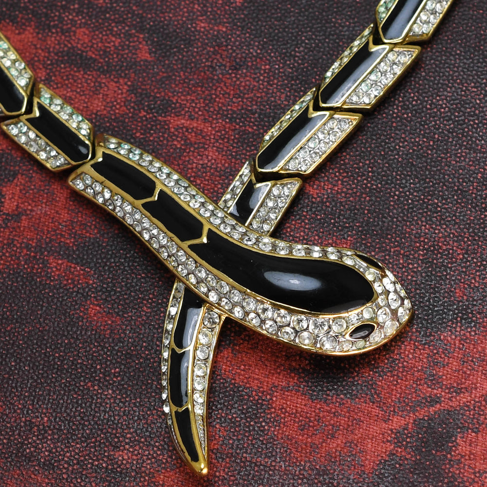 Vintage Costume Snake Necklace by Attwood & Sawyer