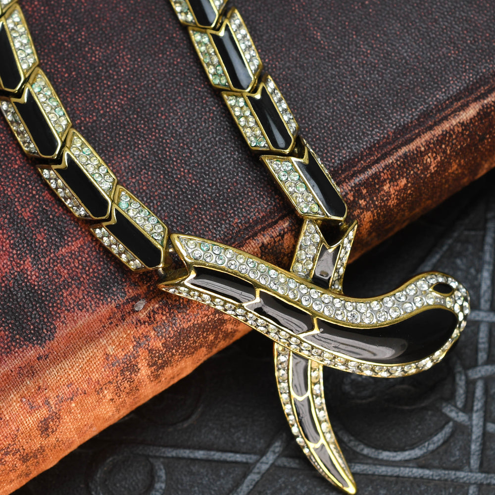 Vintage Costume Snake Necklace by Attwood & Sawyer