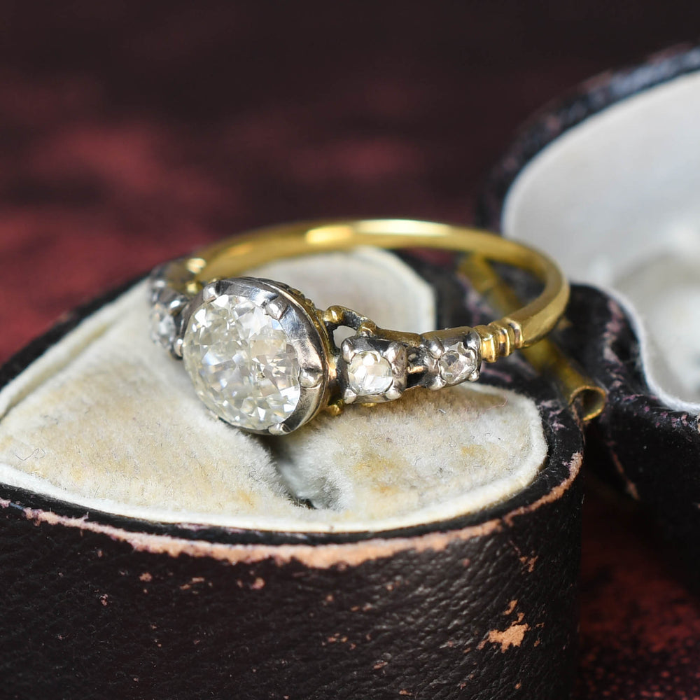 Georgian Rose Cut Diamond 5-Stone Ring