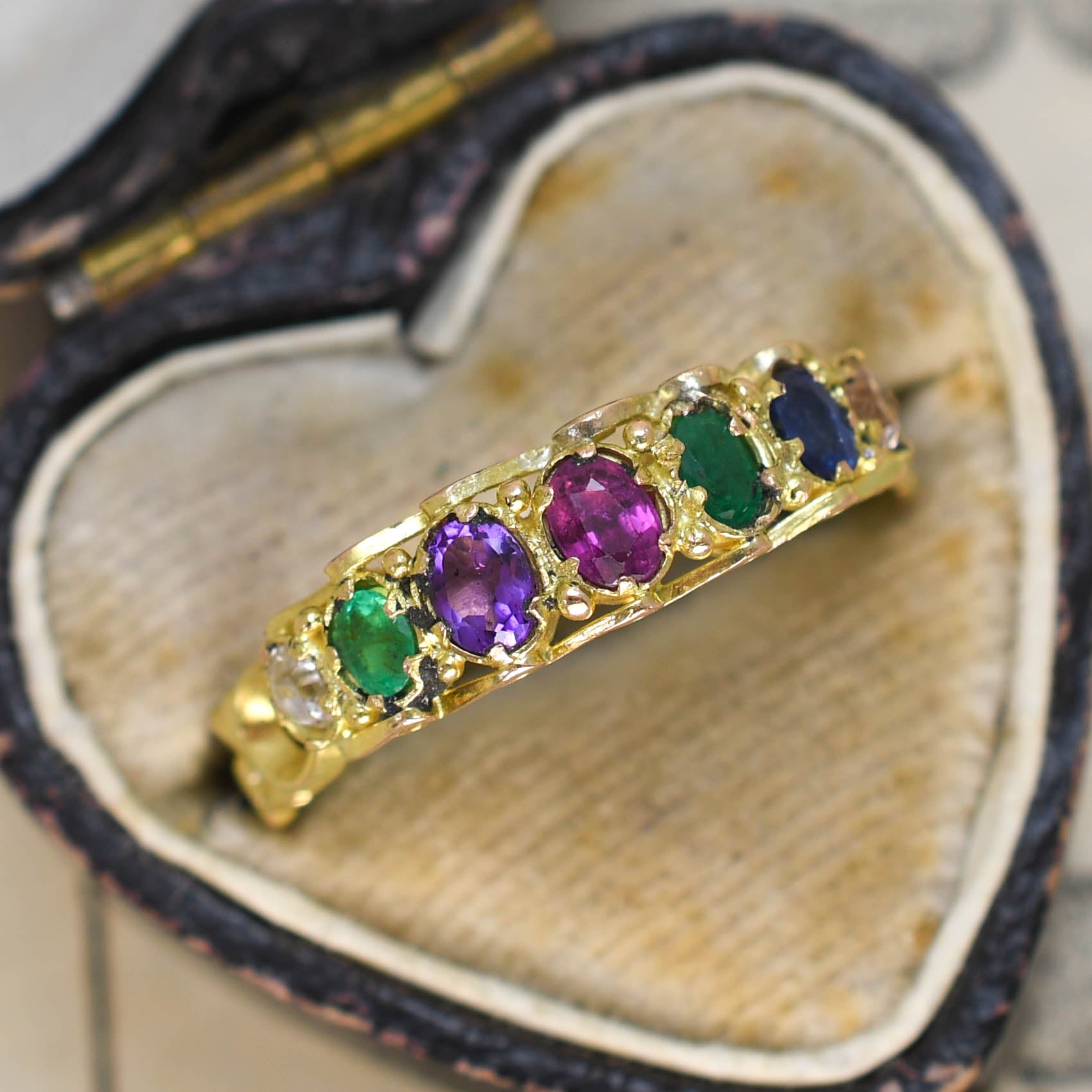 Victorian Acrostic Dearest Ring Butter Lane Antiques