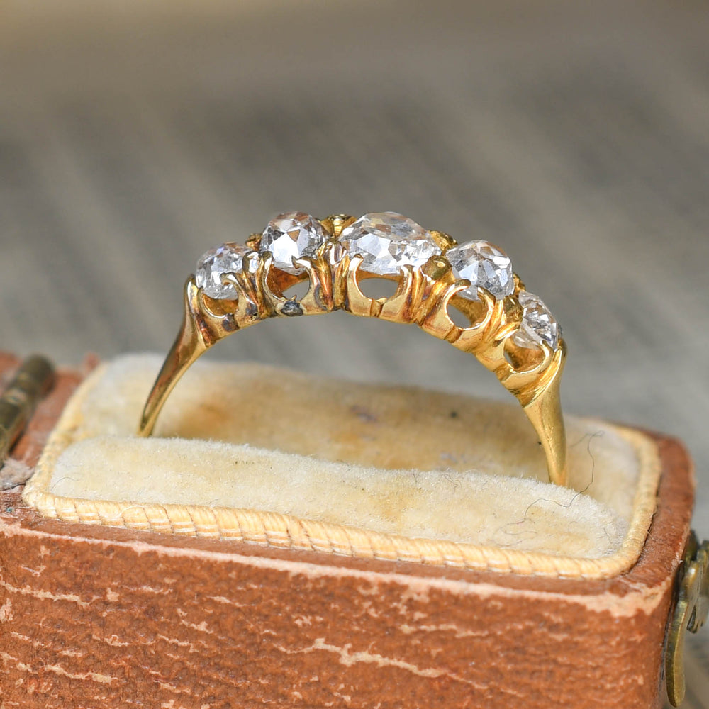 Victorian Diamond 5-Stone Ring