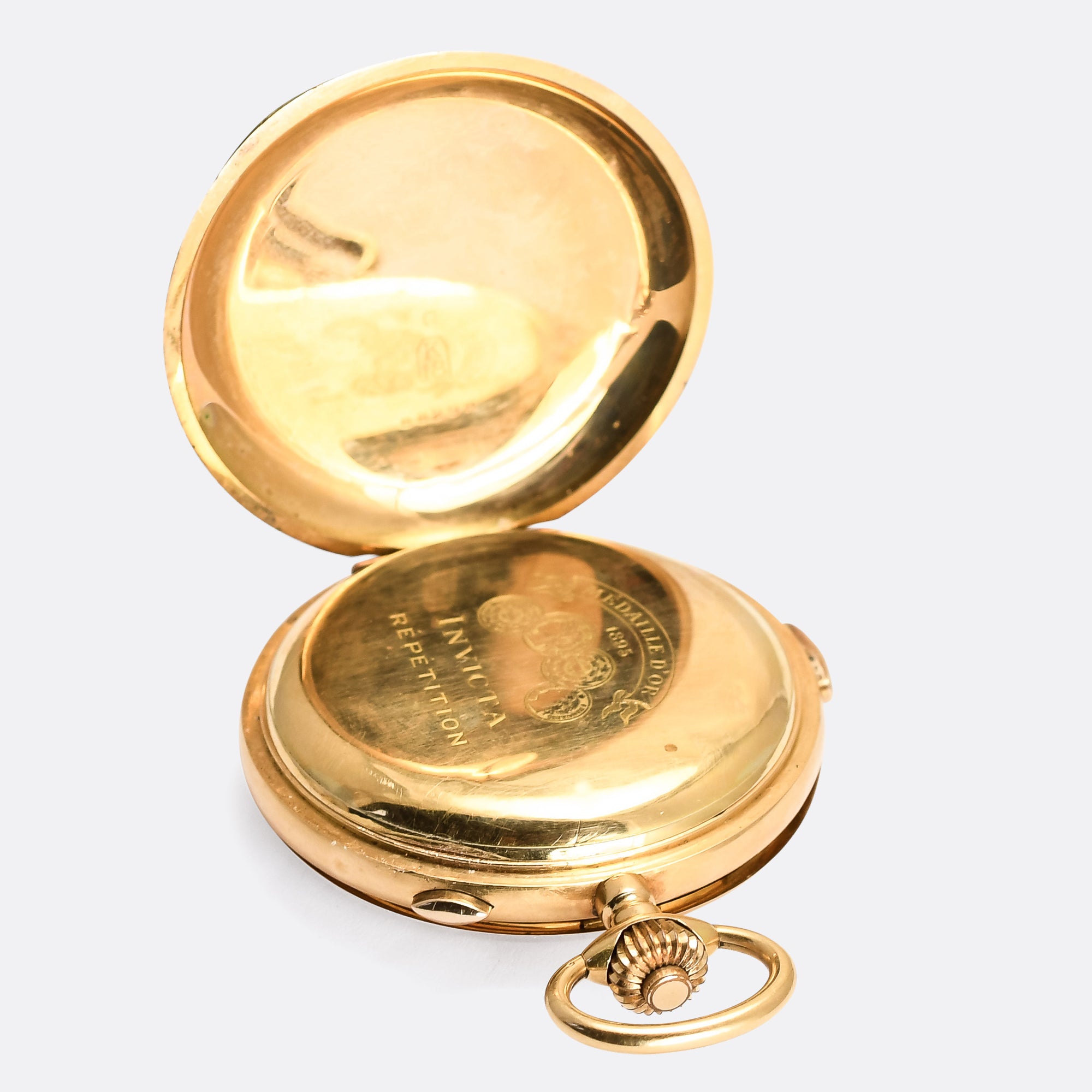 Invicta gold pocket watch cheap