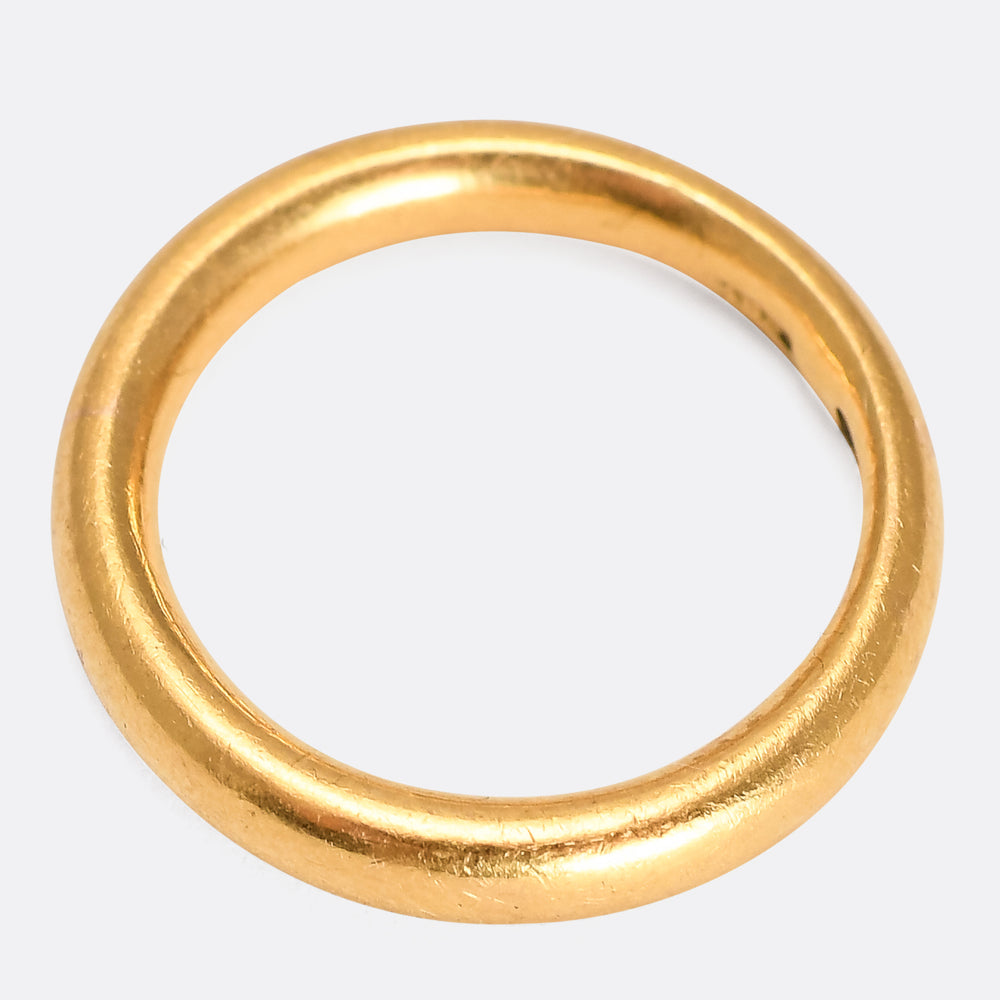 Antique 22k Gold Wedding Band