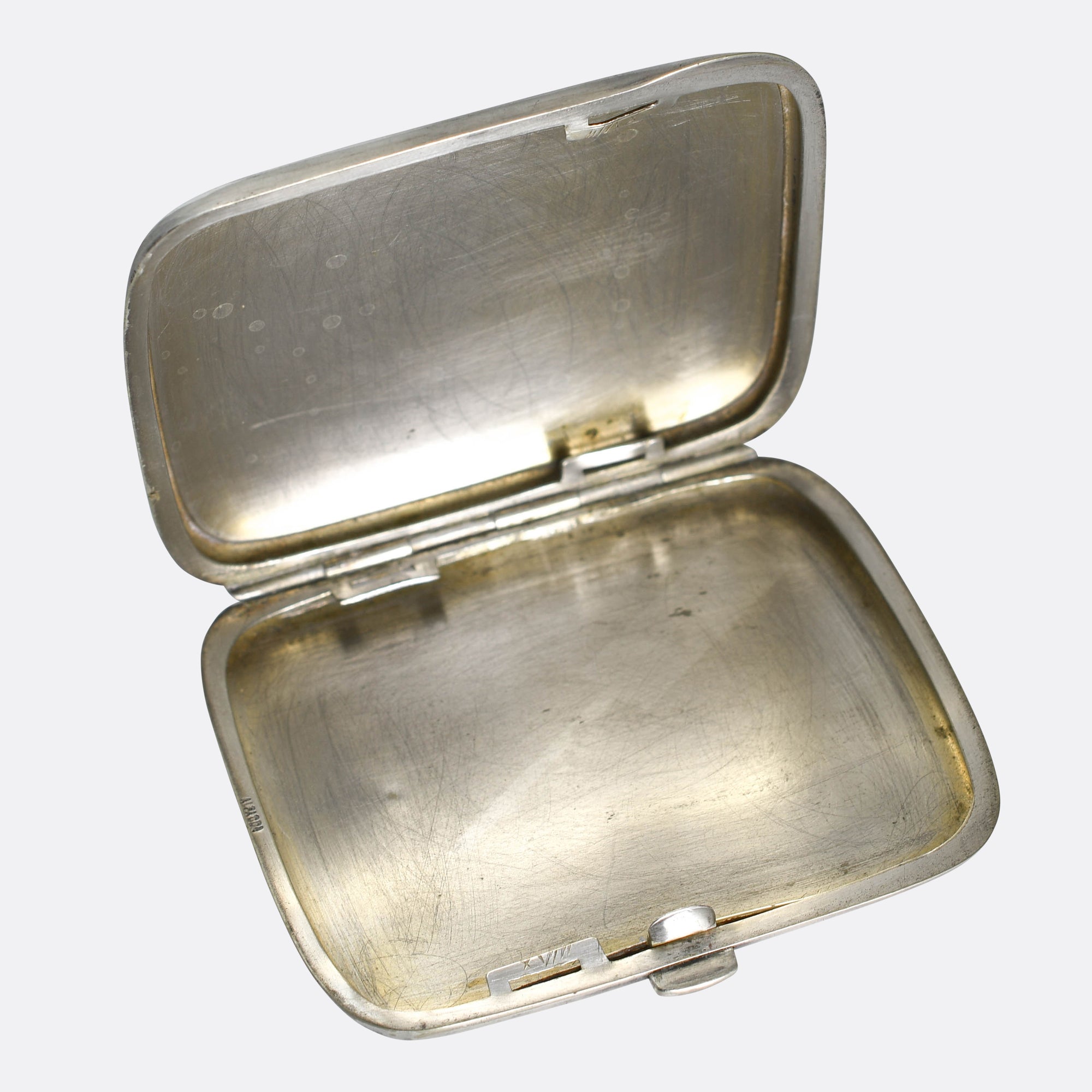 Antique Silver Enamel 