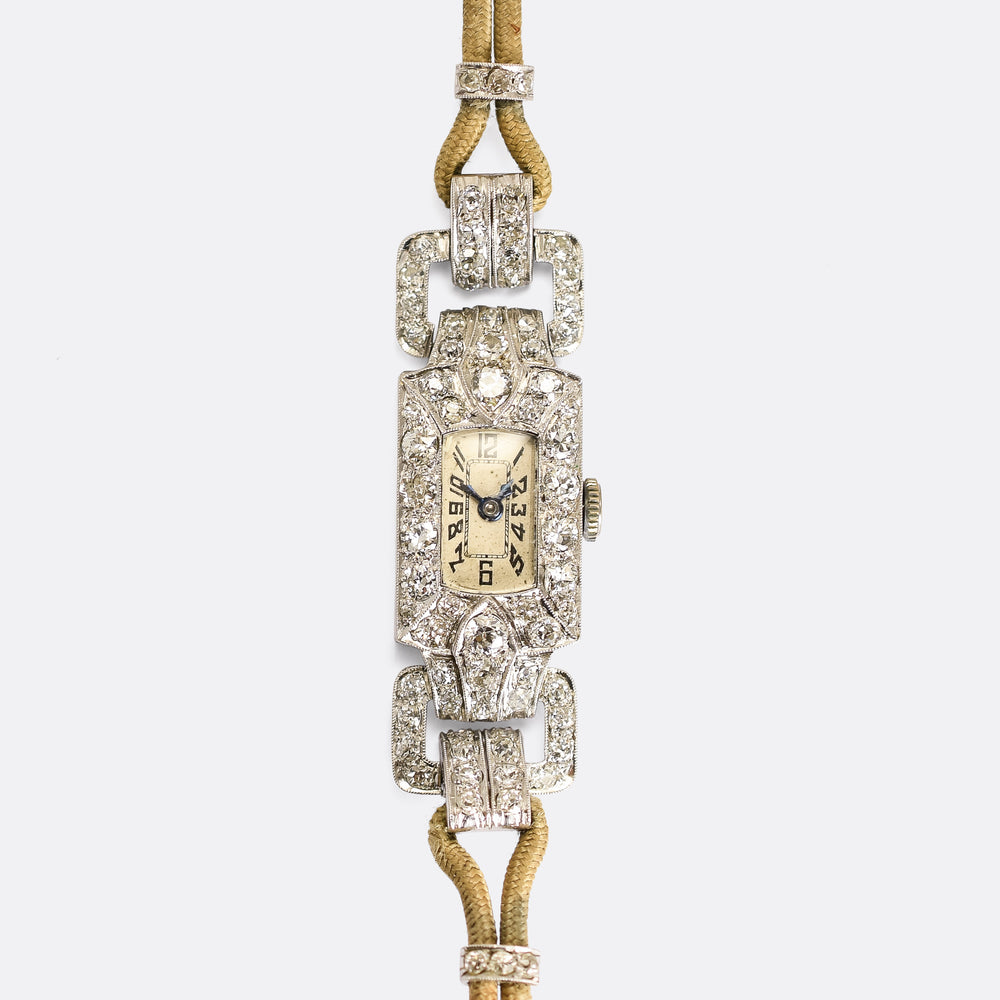 Art Deco Diamond Dress Watch