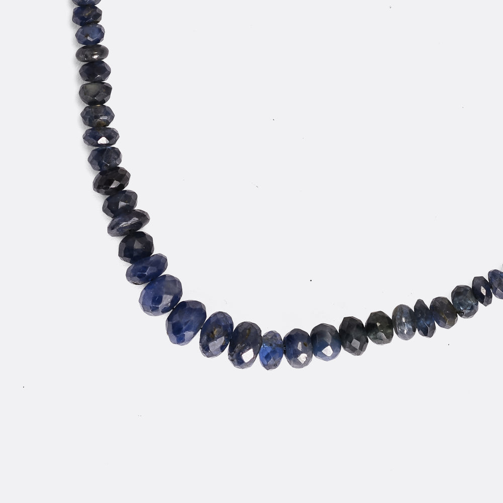 Art Deco String Of Sapphires Necklace