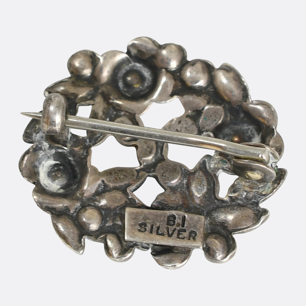 Arts & Crafts Enamel Pin by Bernard Instone