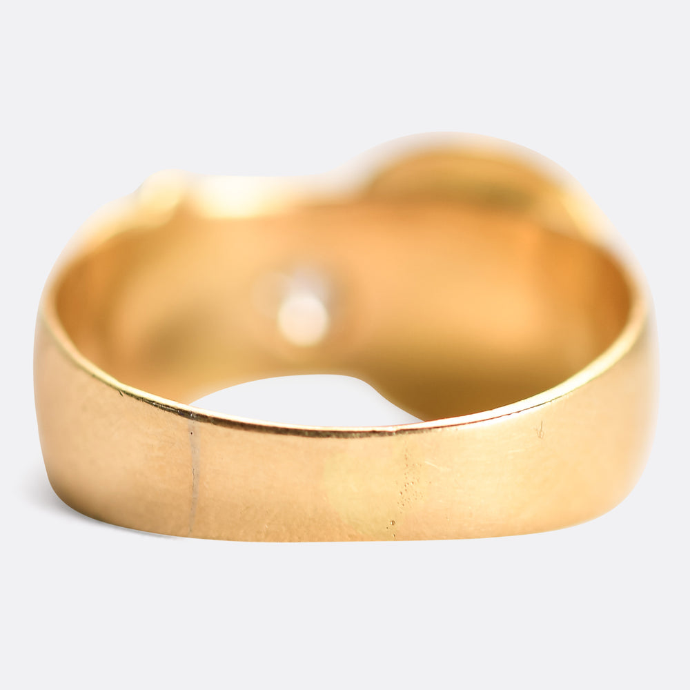 Edwardian Diamond Buckle Ring