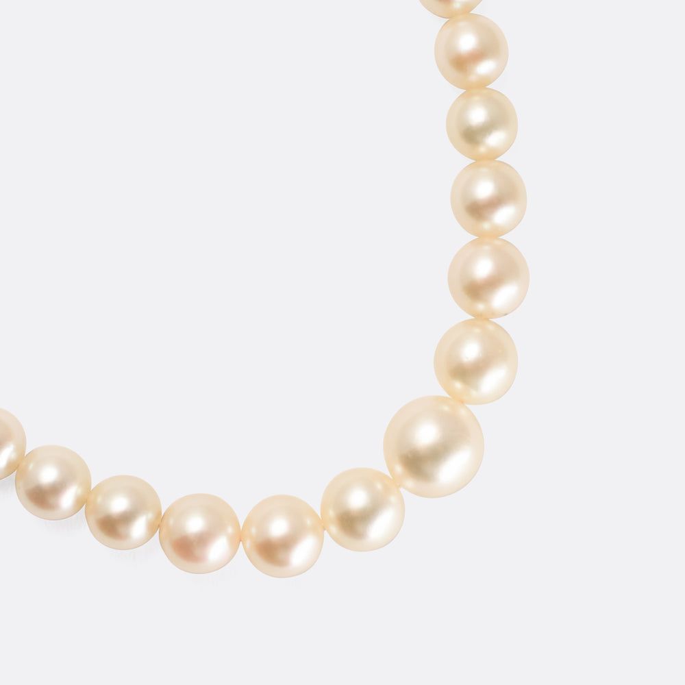 Edwardian Strand Of Natural Pearls Necklace