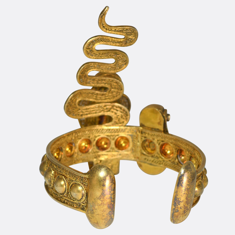 Egyptian Revival 1930's Diadem of Tutankhamun Bangle 