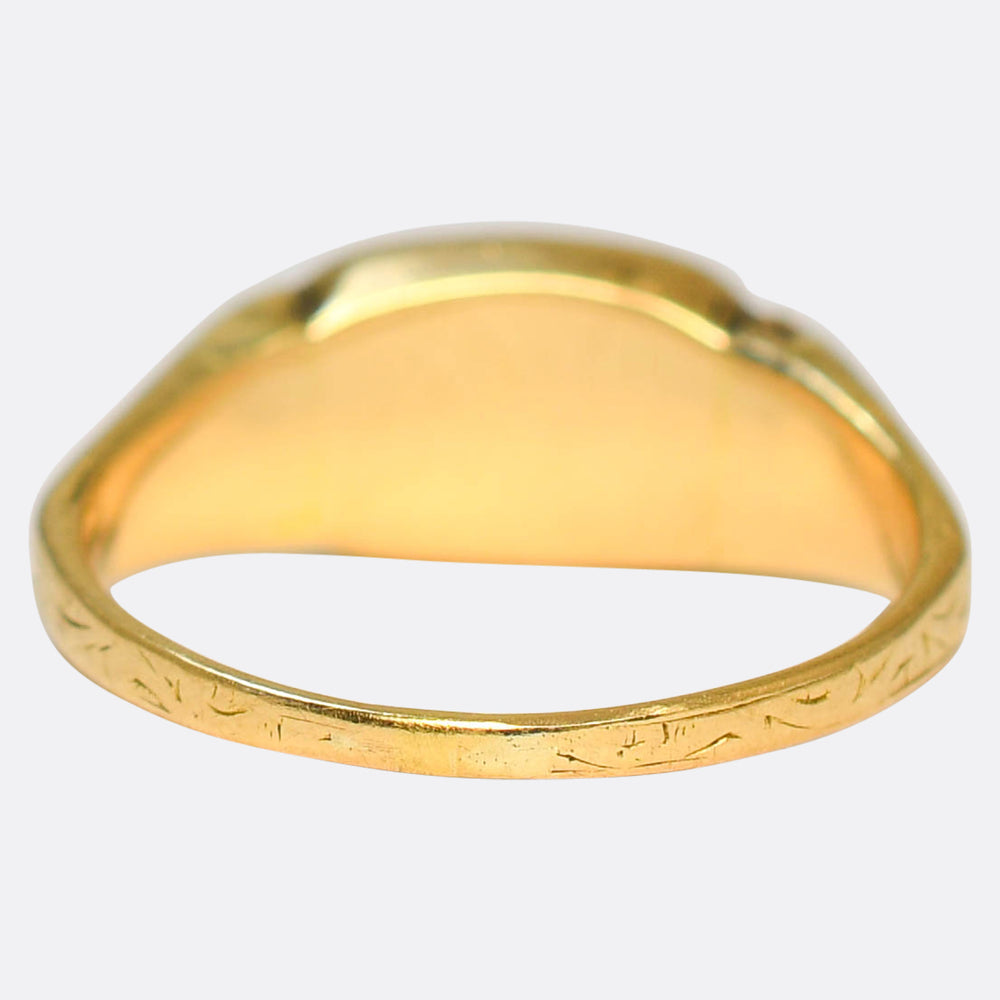 Georgian 1.67ct Diamond East-West Solitaire Ring