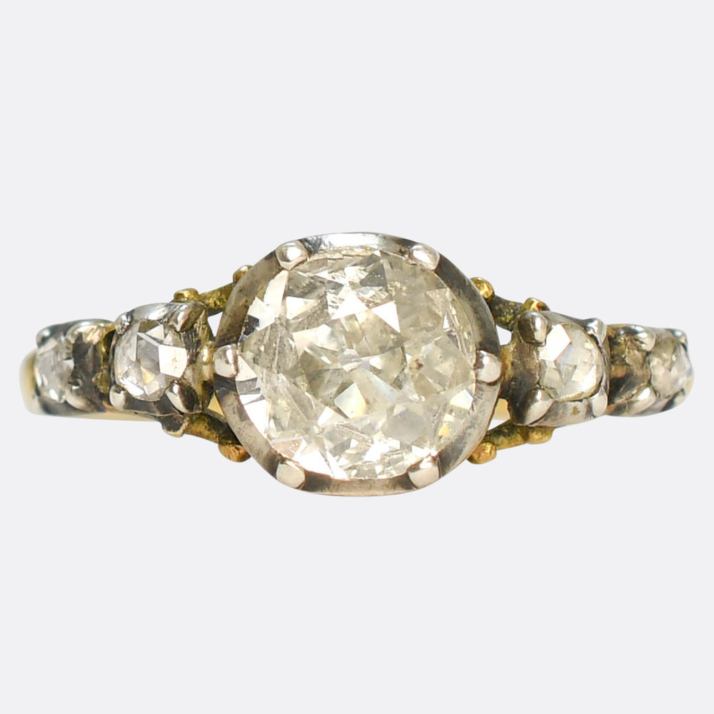 Georgian Diamond 5-Stone Ring