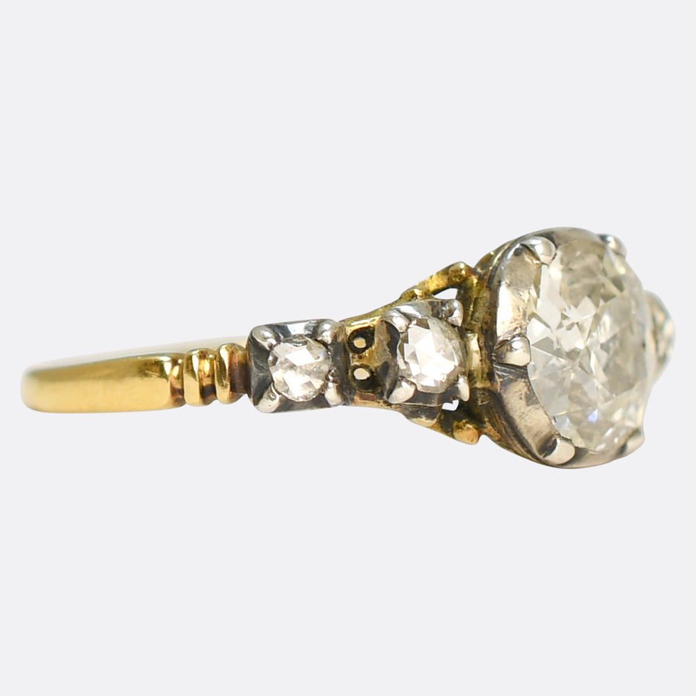 Georgian Diamond 5-Stone Ring