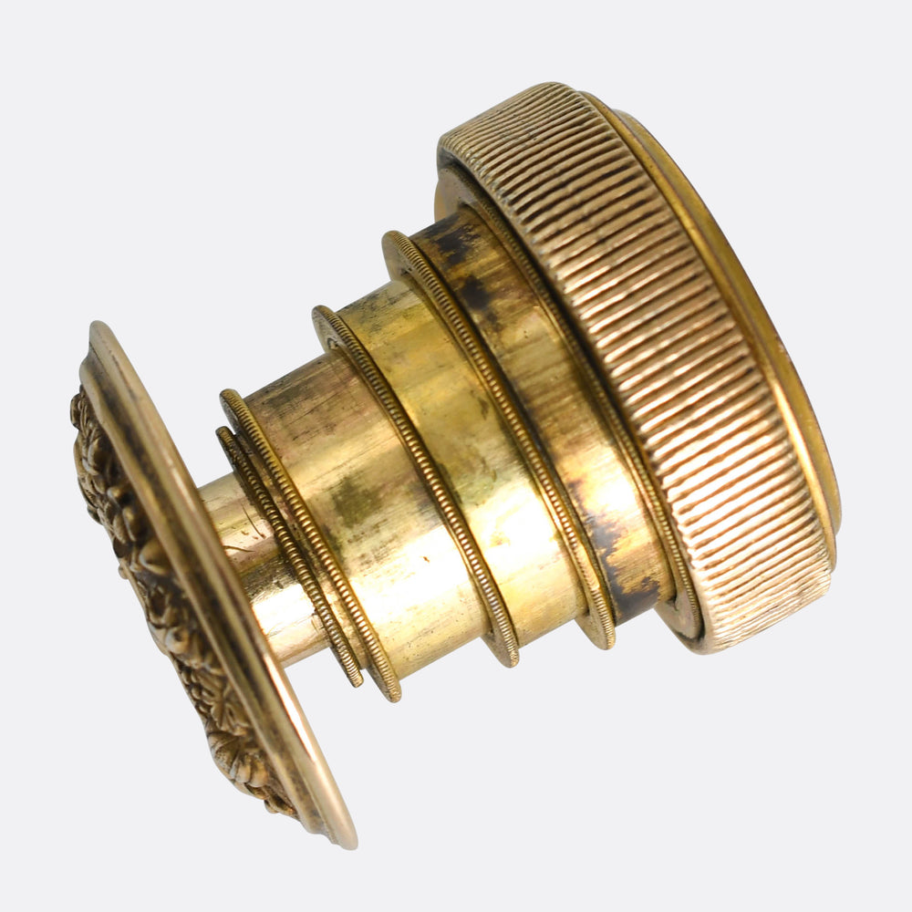 Georgian Floral Silver Magnifying Loupe