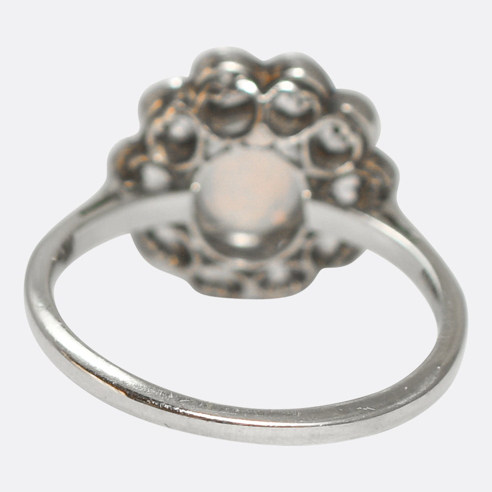 Georgian Friendship Still Holds Thy Memory Dear Spinner Ring
