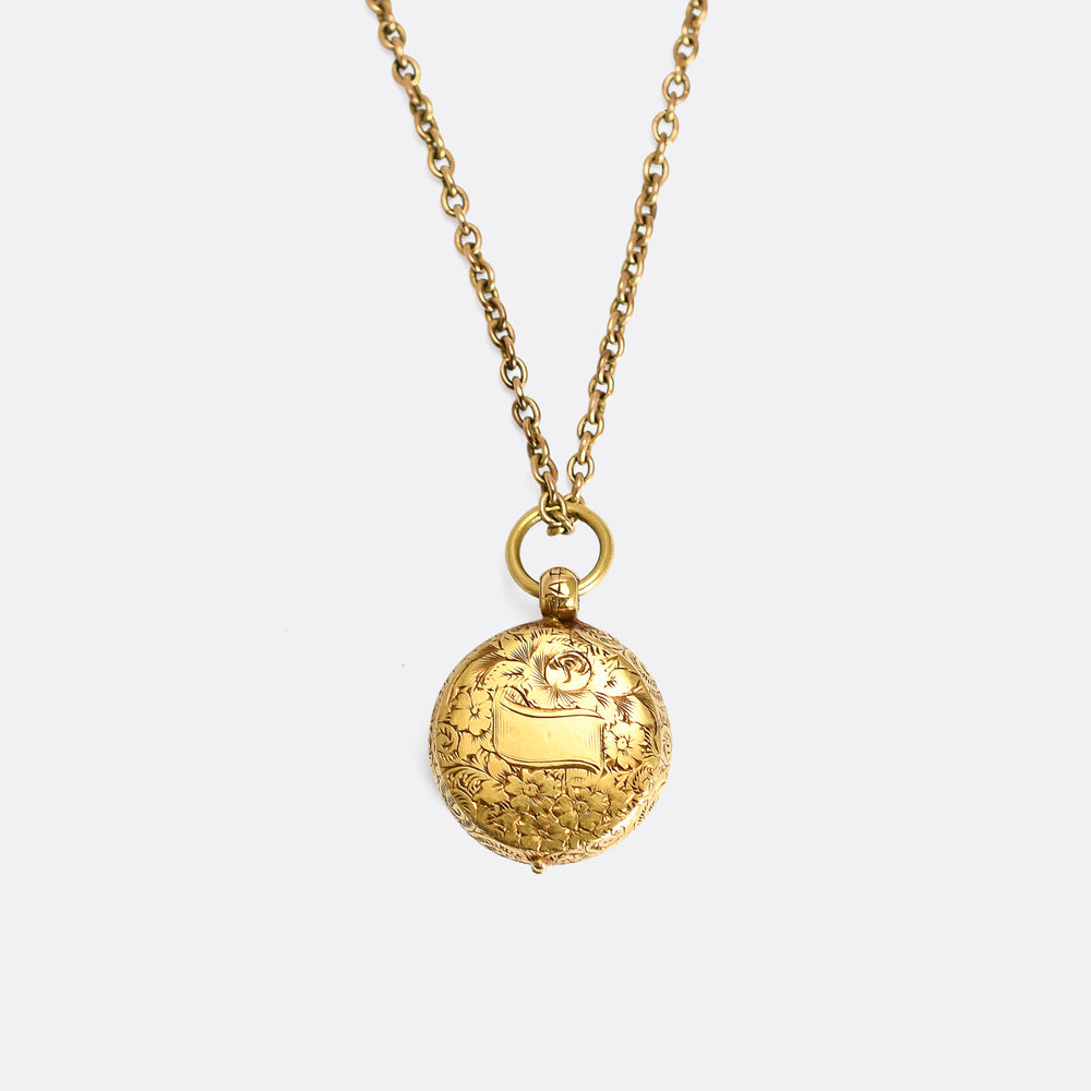 Georgian Gold Miniature Dice Charm