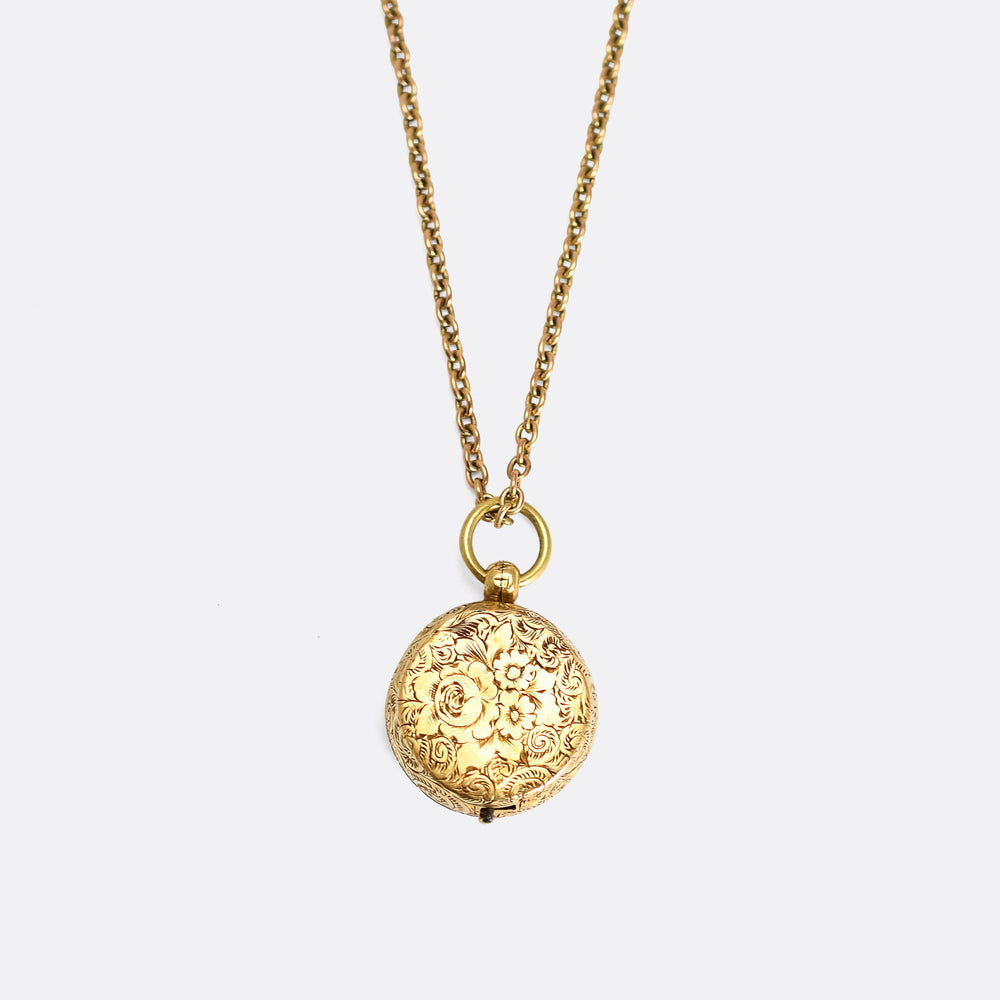 Georgian Gold Miniature Dice Charm