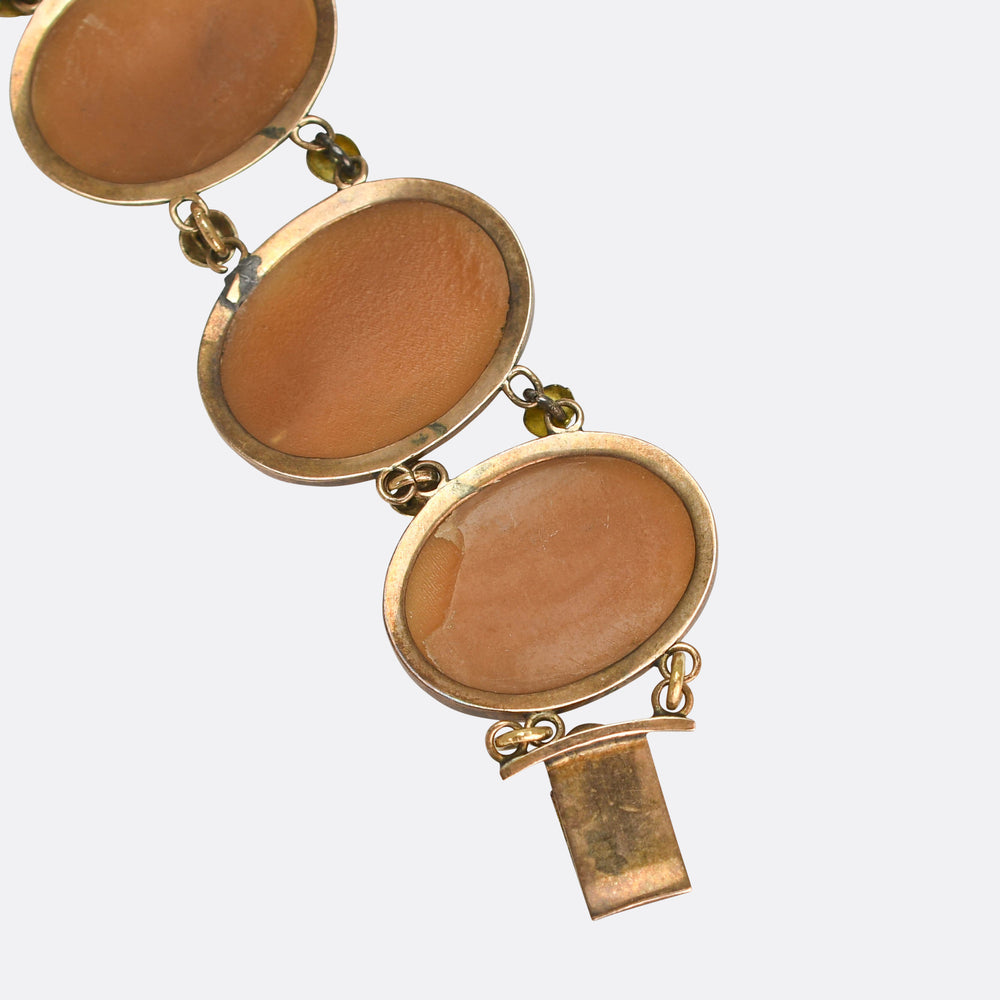 Georgian Old Masters Grand Tour Cameo Bracelet