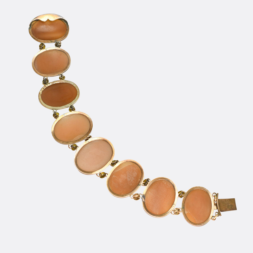 Georgian Old Masters Grand Tour Cameo Bracelet